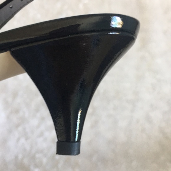 Two tone Kitten heels / Sling backs Wingtip - Picture 4 of 8